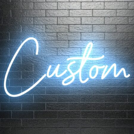 Custom Ice Blue Neon LED Sign