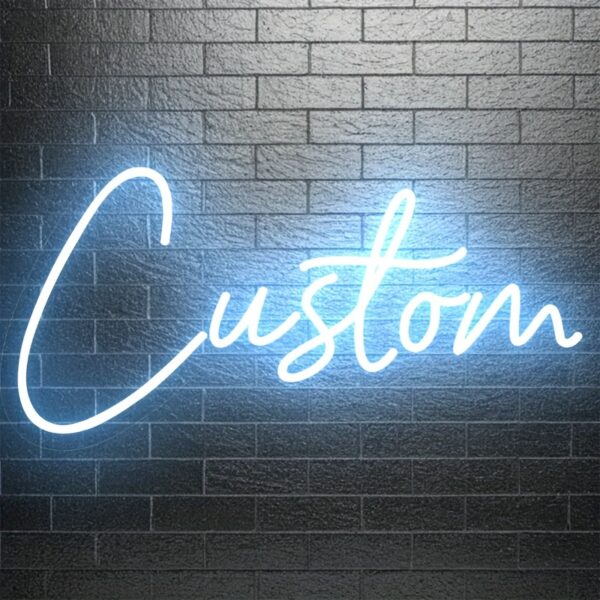 Custom Ice Blue Neon LED Sign