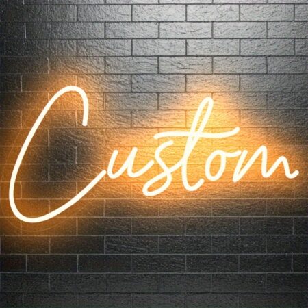 Custom Orange Neon LED Sign