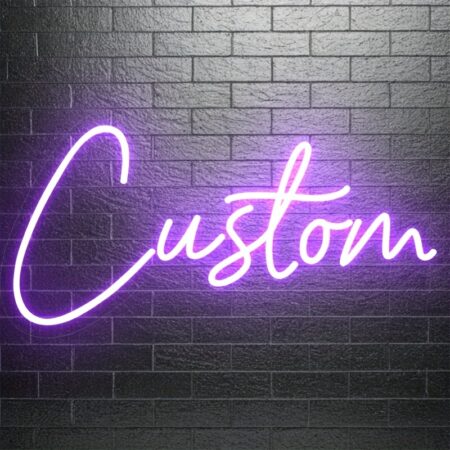 Custom Purple Neon LED Sign